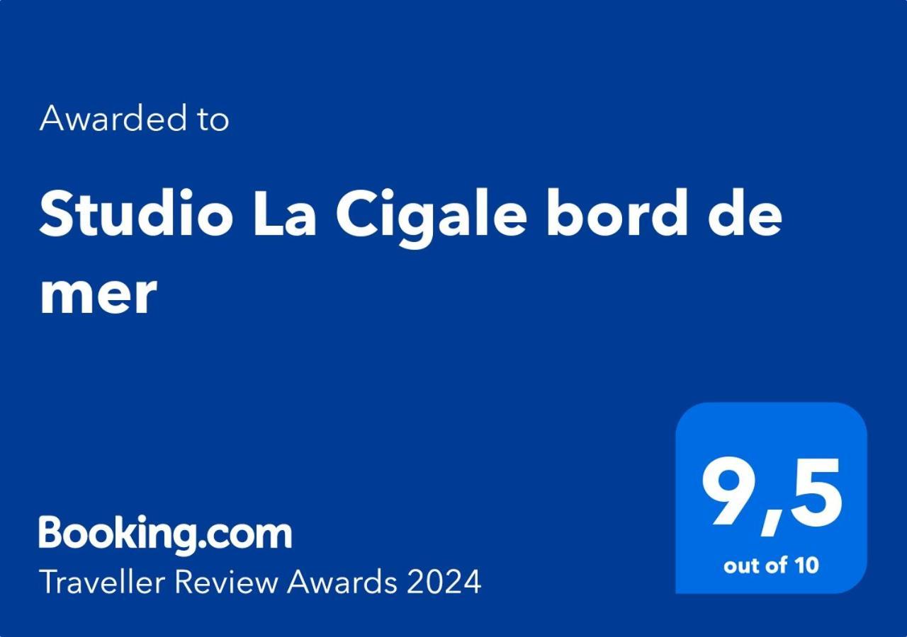 Studio La Cigale Bord De Mer Menton Kültér fotó